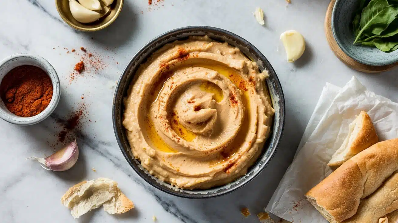 Smoky paprika hummus