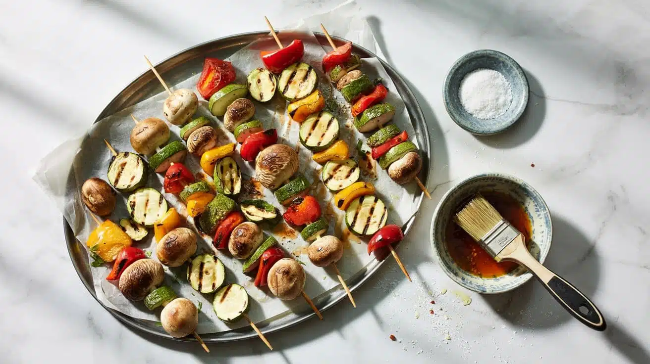 Vegetable skewers